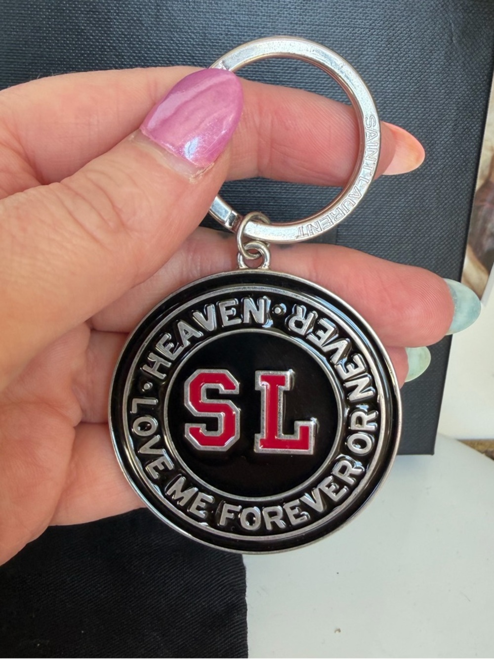 SAINT LAURENT Heaven bag charm / key ring